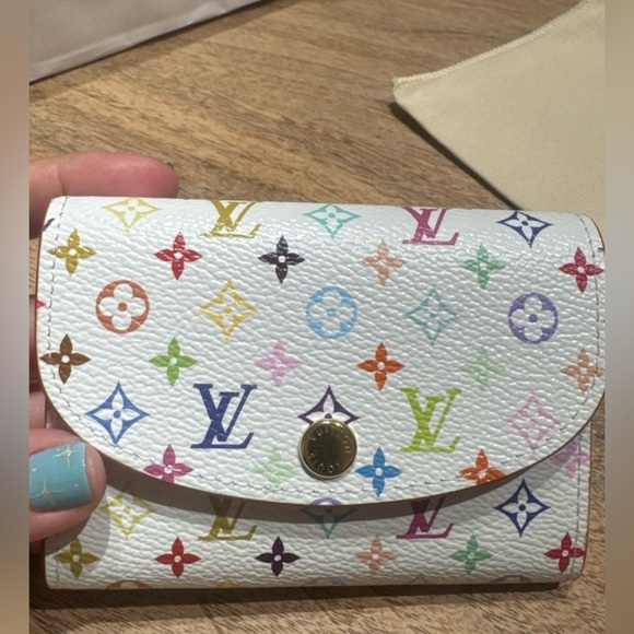 NWT LV and TM White Multicolor Rosalie wallet 2026!! - Picture 1 of 6